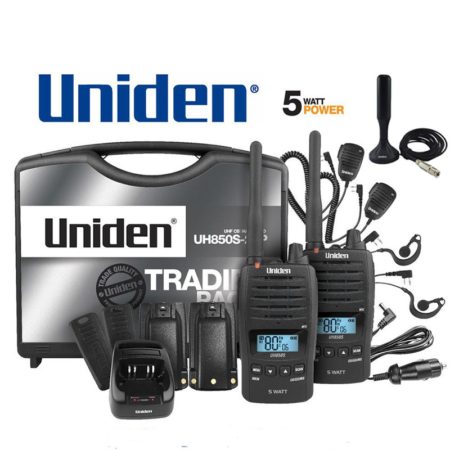 Uniden UH850S-2TP Twin Tradie Pack