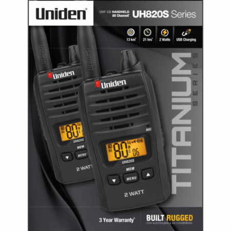 Uniden UH820S-2 Twin Pack