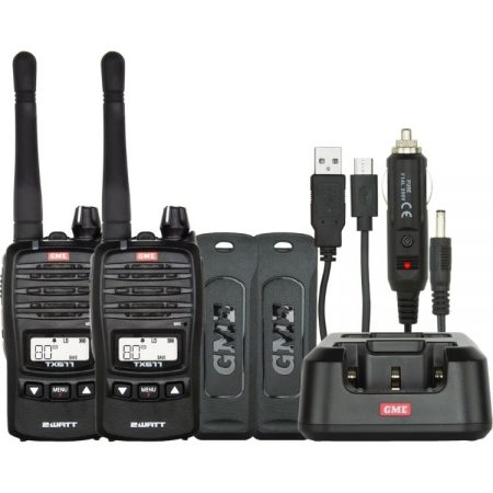GME TX677TP 2watt Handheld UHF CB Twin Pack