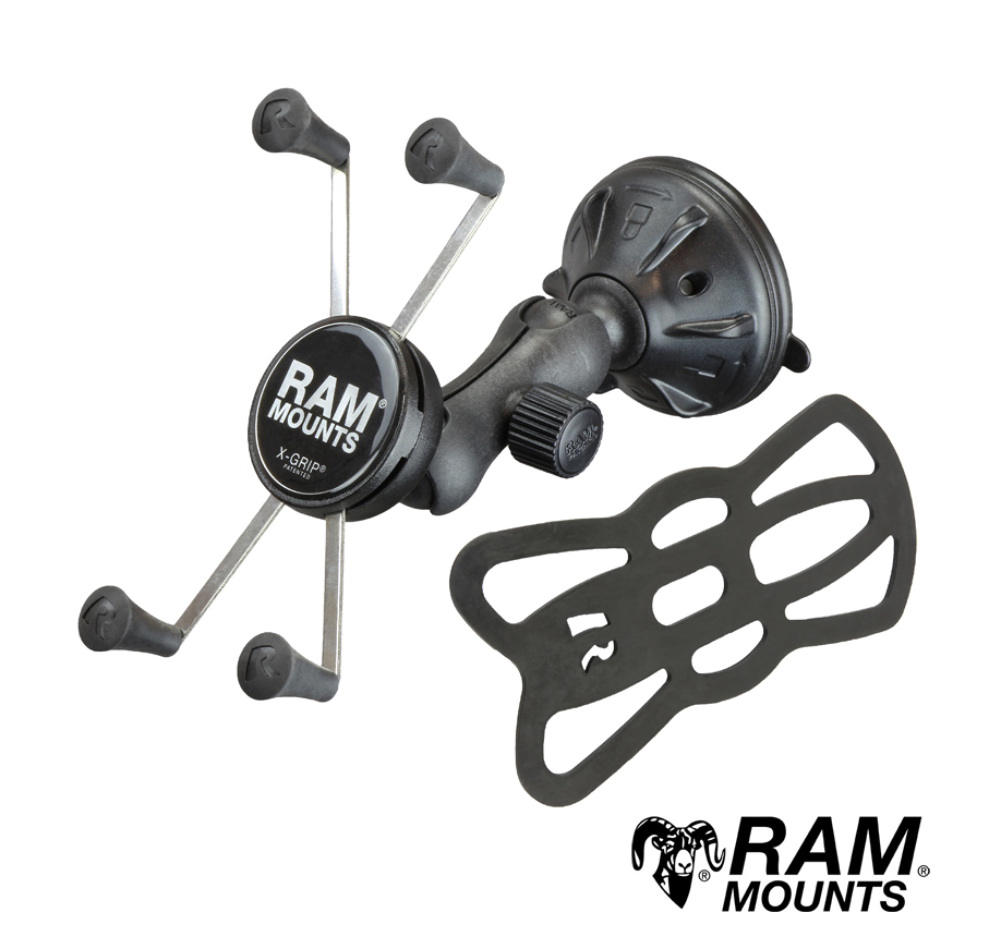 RAM Mounts Suction Cup Mount For XL Live Iq Routes™ Europe Ram-Mount RAP-B-166-2-TO8U 793442928093 